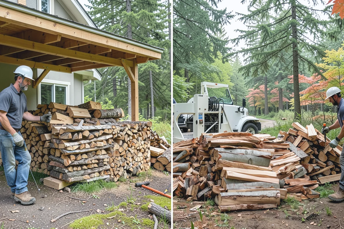 Rick of Firewood in Hamilton, Skagit County, WA - Place your rick order and choose a drop-off time