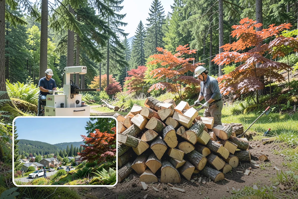 Rick of Firewood in Index, Snohomish County, WA - A generous row of wood without a full-cord commitment