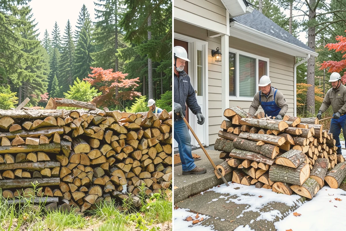 Rick of Firewood in Index, Snohomish County, WA - Place your rick order and choose a drop-off time