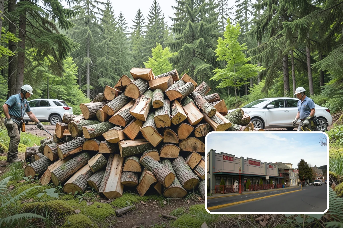 Rick of Firewood in Issaquah, King County, WA - A generous row of wood without a full-cord commitment