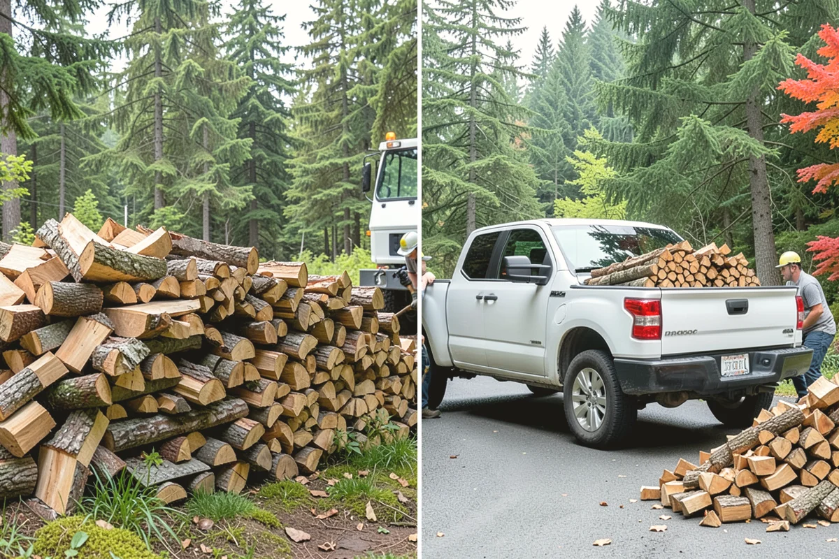 Rick of Firewood in Issaquah, King County, WA - Place your rick order and choose a drop-off time