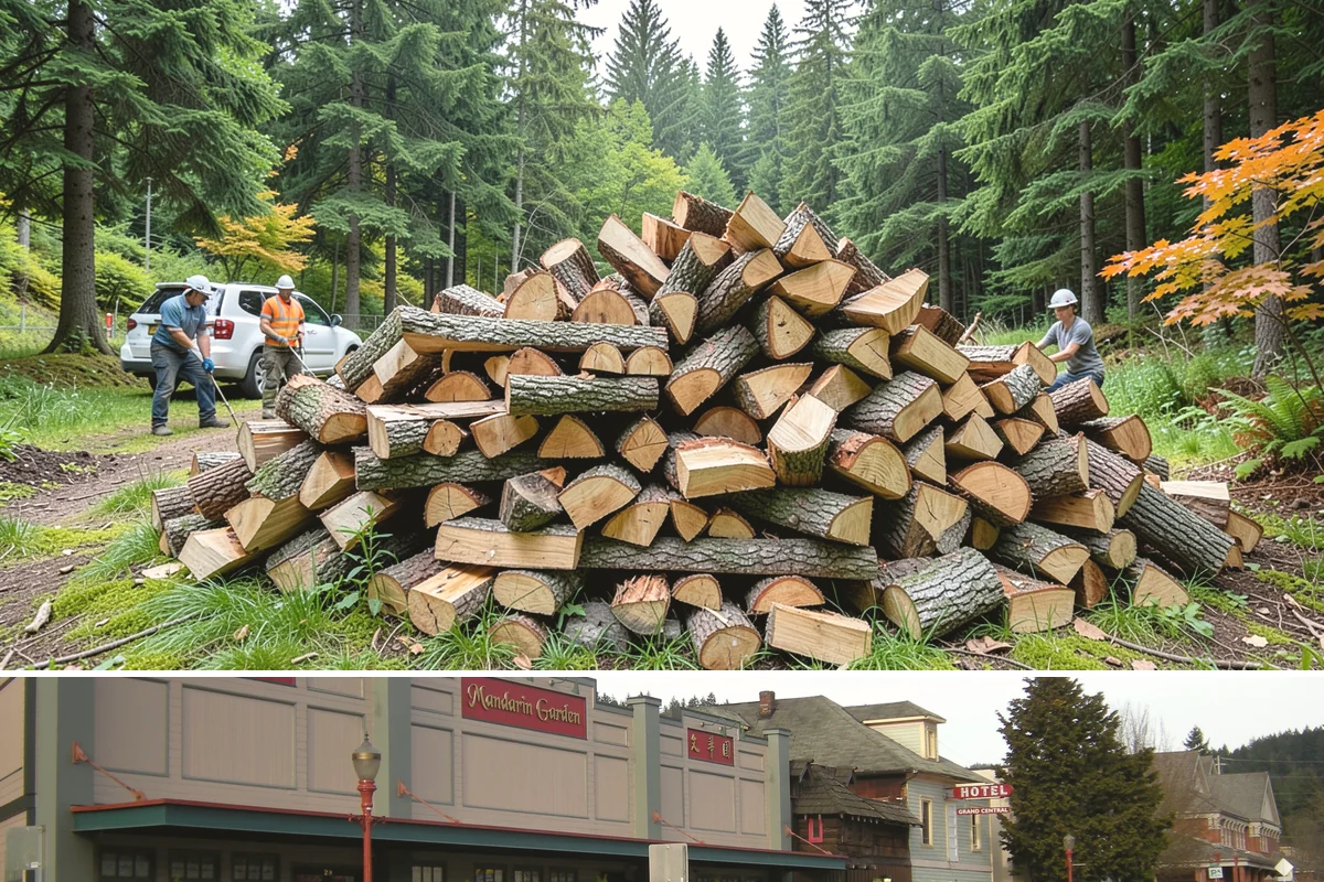 Rick of Firewood in Issaquah, King County, WA - A rick is a smart mid-fall purchase to build your supply ahead of peak winter demand.