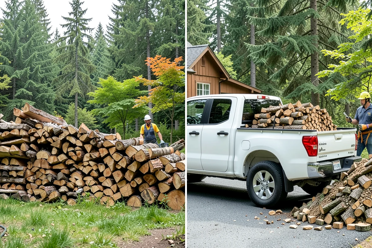 Rick of Firewood in Kenmore, King County, WA - Place your rick order and choose a drop-off time