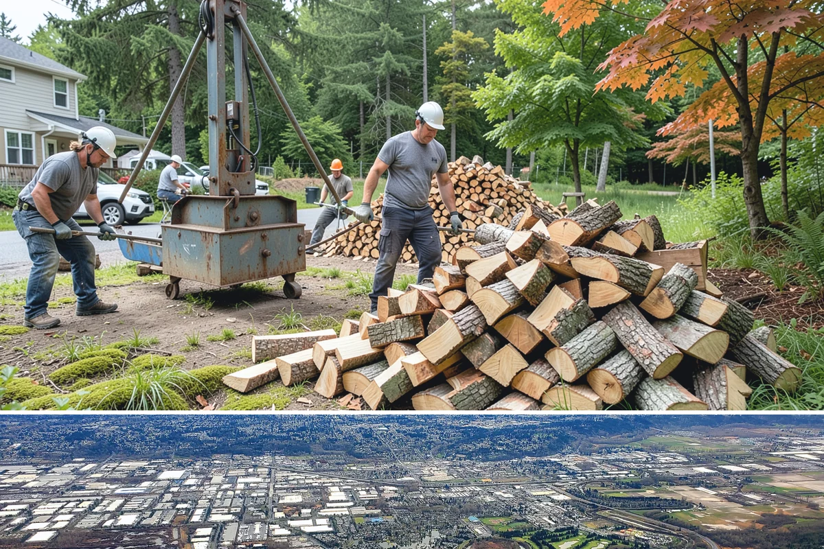 Rick of Firewood in Kent, King County, WA - A rick is a smart mid-fall purchase to build your supply ahead of peak winter demand.
