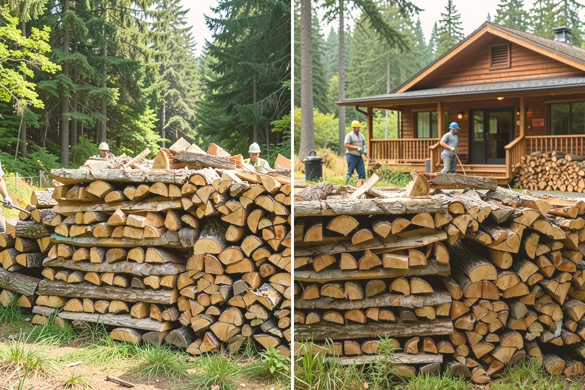Rick of Firewood in Kirkland, King County, WA - Place your rick order and choose a drop-off time