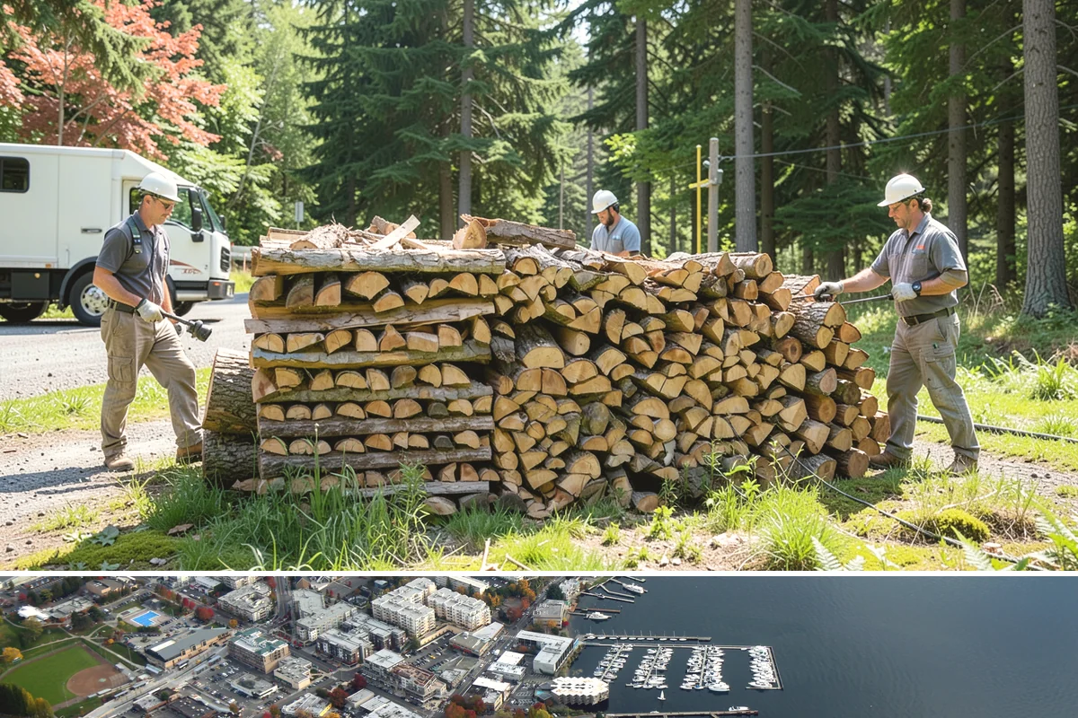 Rick of Firewood in Kirkland, King County, WA - A rick is a smart mid-fall purchase to build your supply ahead of peak winter demand.