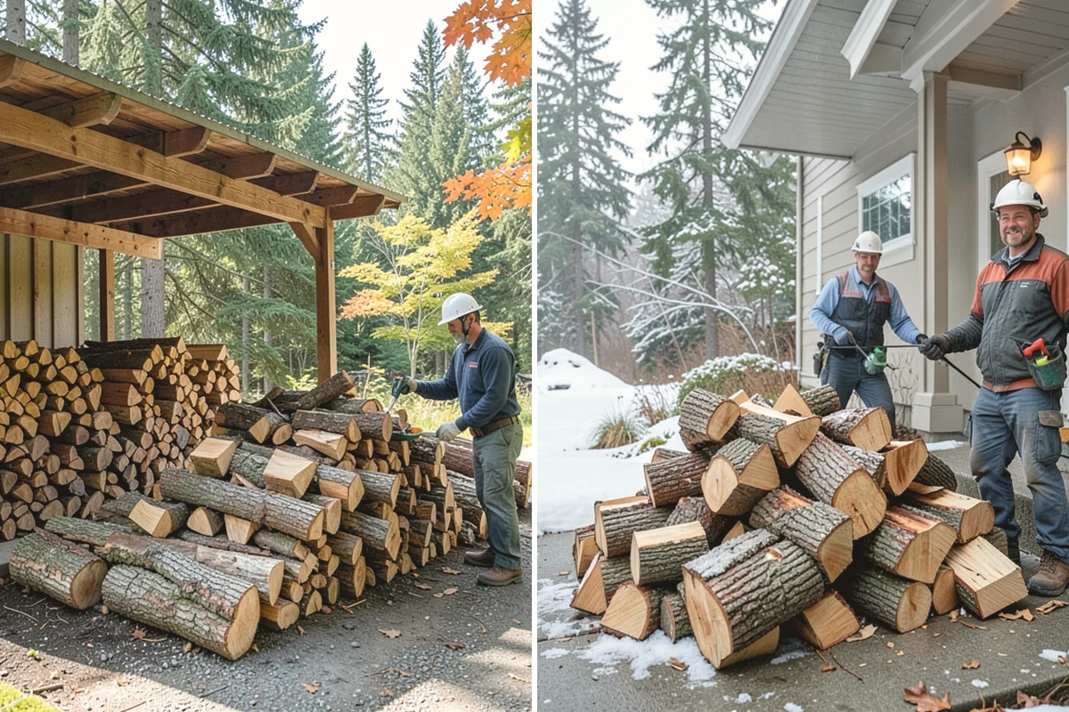 Rick of Firewood in La Conner, Skagit County, WA - Place your rick order and choose a drop-off time