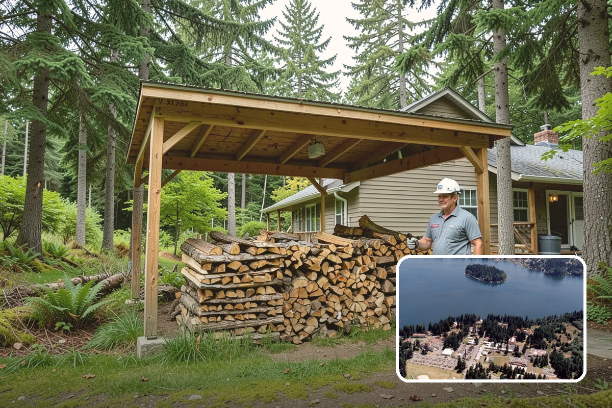 Rick of Firewood in Lakewood, Pierce County, WA - A generous row of wood without a full-cord commitment