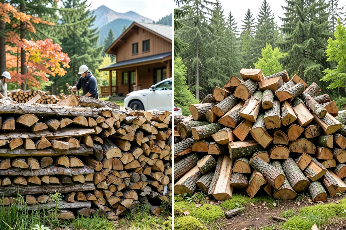 Rick of Firewood in Lakewood, Pierce County, WA - Place your rick order and choose a drop-off time