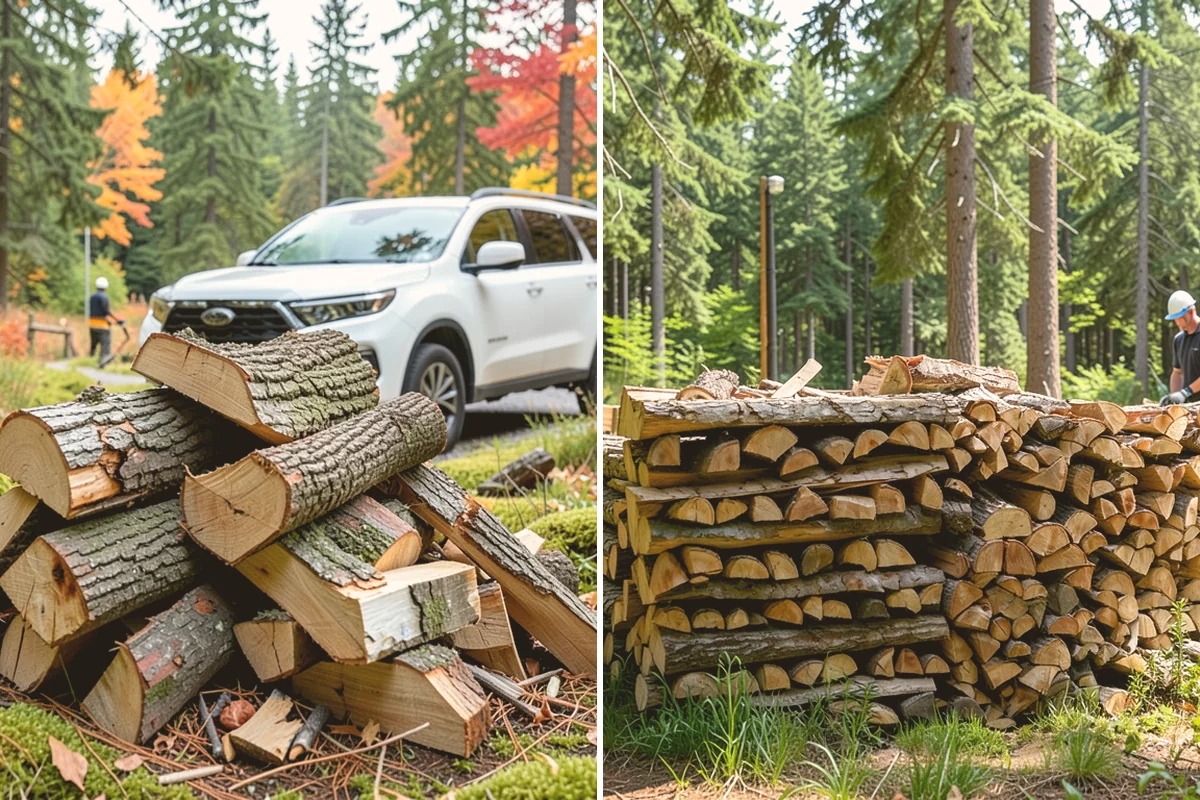 Rick of Firewood in Langley, WA - Place your rick order and choose a drop-off time