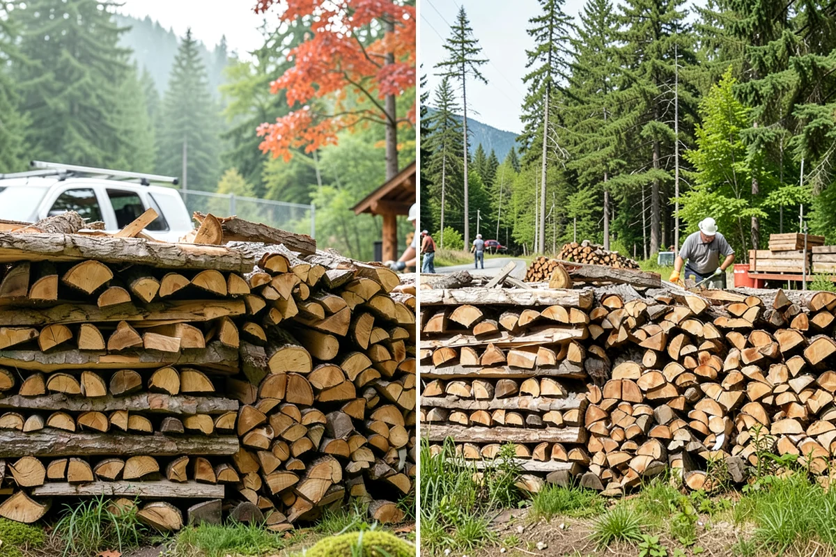 Rick of Firewood in Lyman, Skagit County, WA - Place your rick order and choose a drop-off time