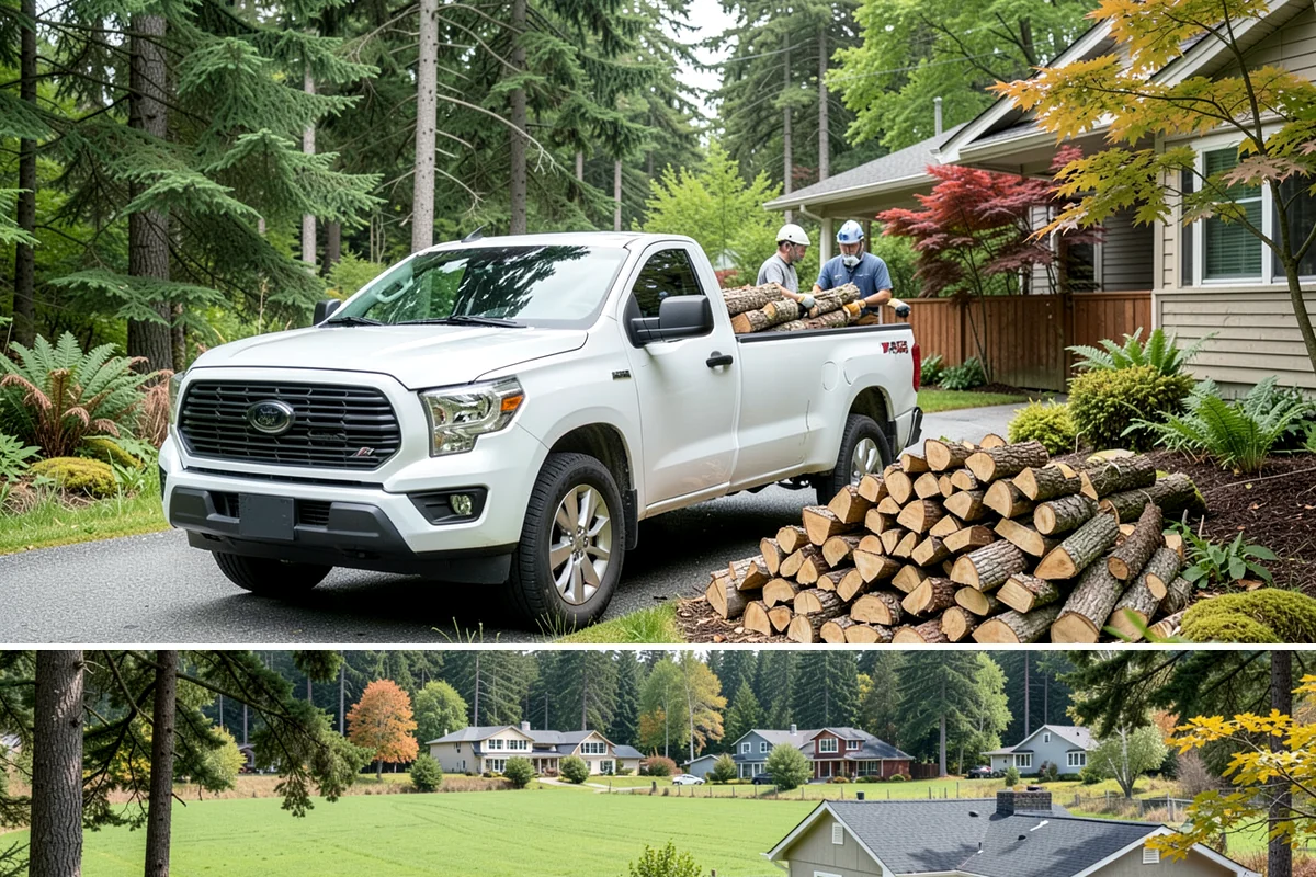 Rick of Firewood in Lyman, Skagit County, WA - A rick is a smart mid-fall purchase to build your supply ahead of peak winter demand.