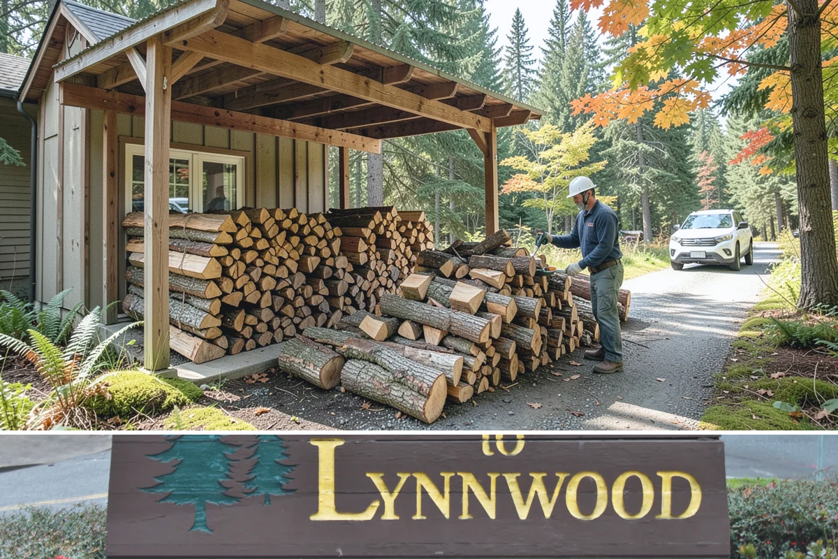 Rick of Firewood in Lynnwood, Snohomish County, WA - A rick is a smart mid-fall purchase to build your supply ahead of peak winter demand.