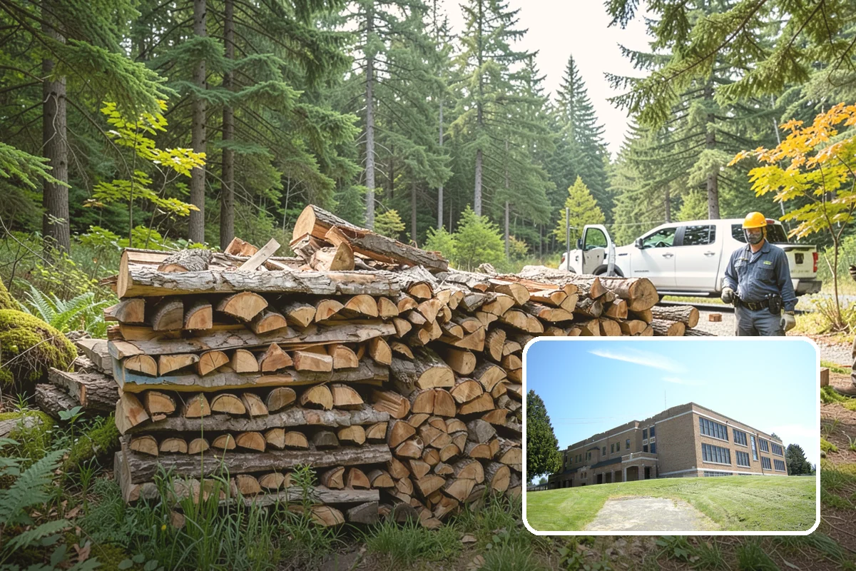 Rick of Firewood in Maple Valley, King County, WA - A generous row of wood without a full-cord commitment