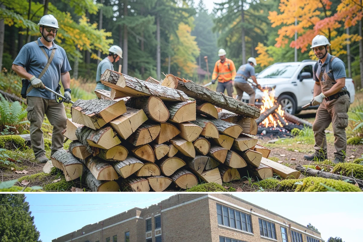 Rick of Firewood in Maple Valley, King County, WA - A rick is a smart mid-fall purchase to build your supply ahead of peak winter demand.