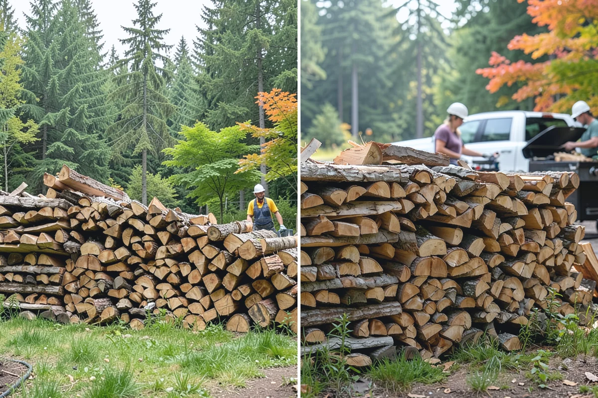 Rick of Firewood in Marysville, Snohomish County, WA - Place your rick order and choose a drop-off time