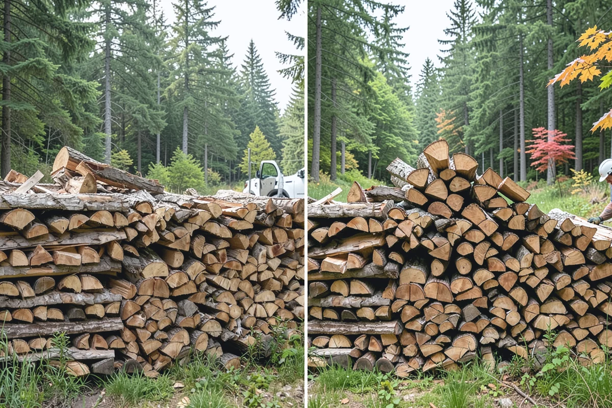 Rick of Firewood in Medina, King County, WA - Place your rick order and choose a drop-off time