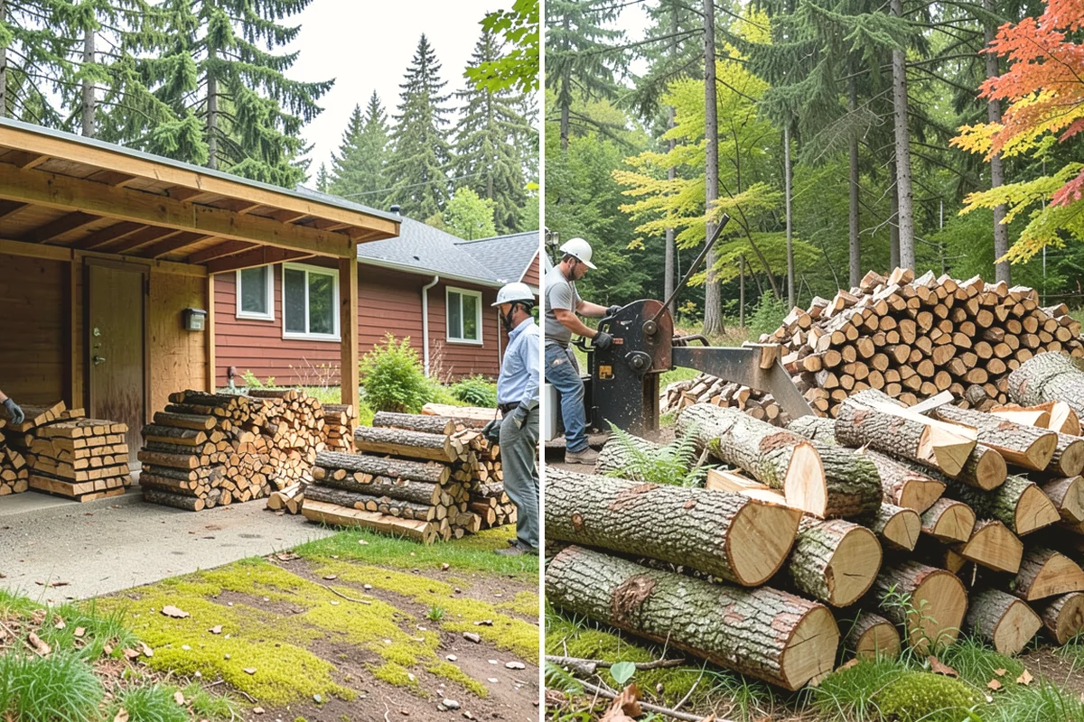 Rick of Firewood in Mill Creek, Snohomish County, WA - Place your rick order and choose a drop-off time