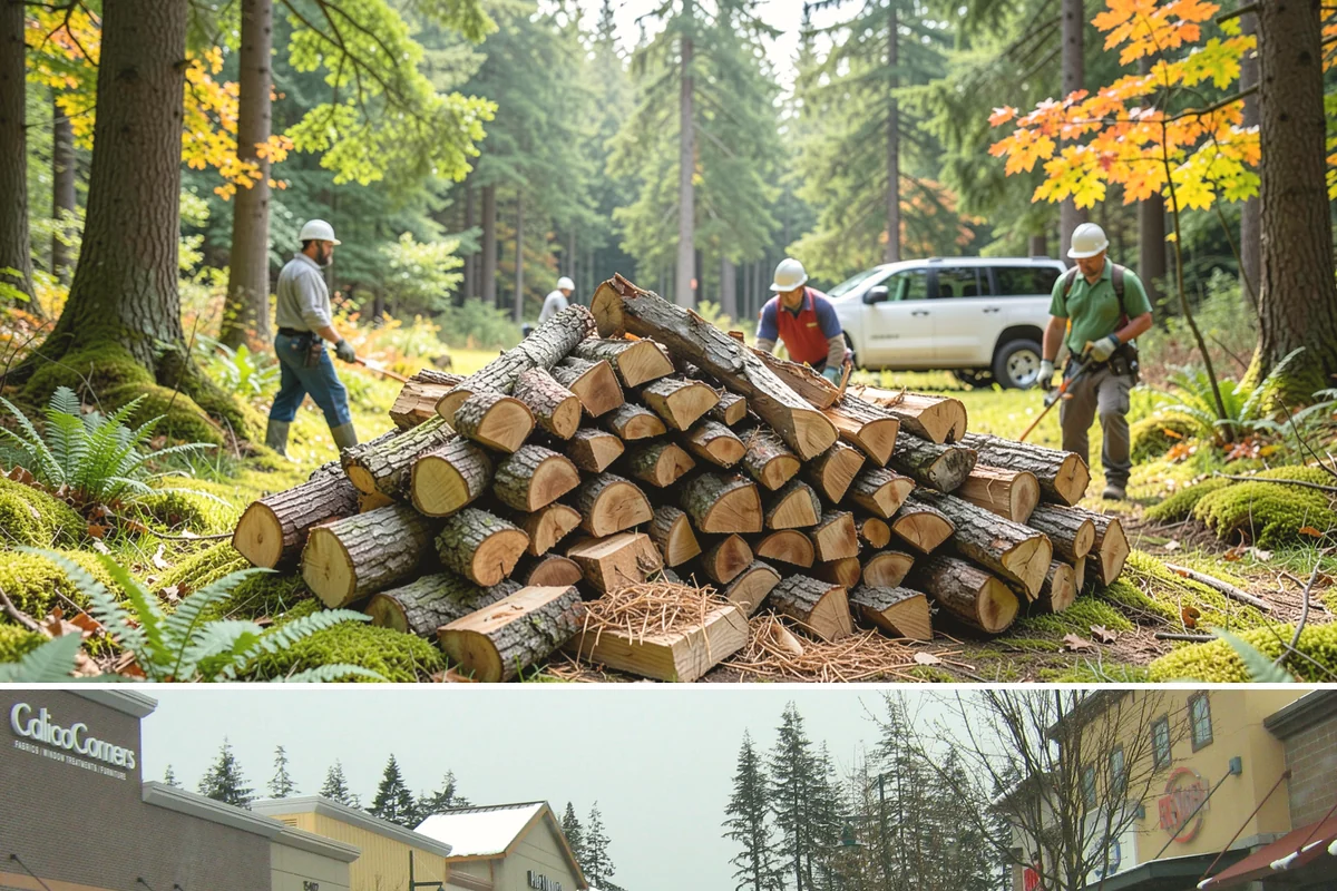 Rick of Firewood in Mill Creek, Snohomish County, WA - A rick is a smart mid-fall purchase to build your supply ahead of peak winter demand.