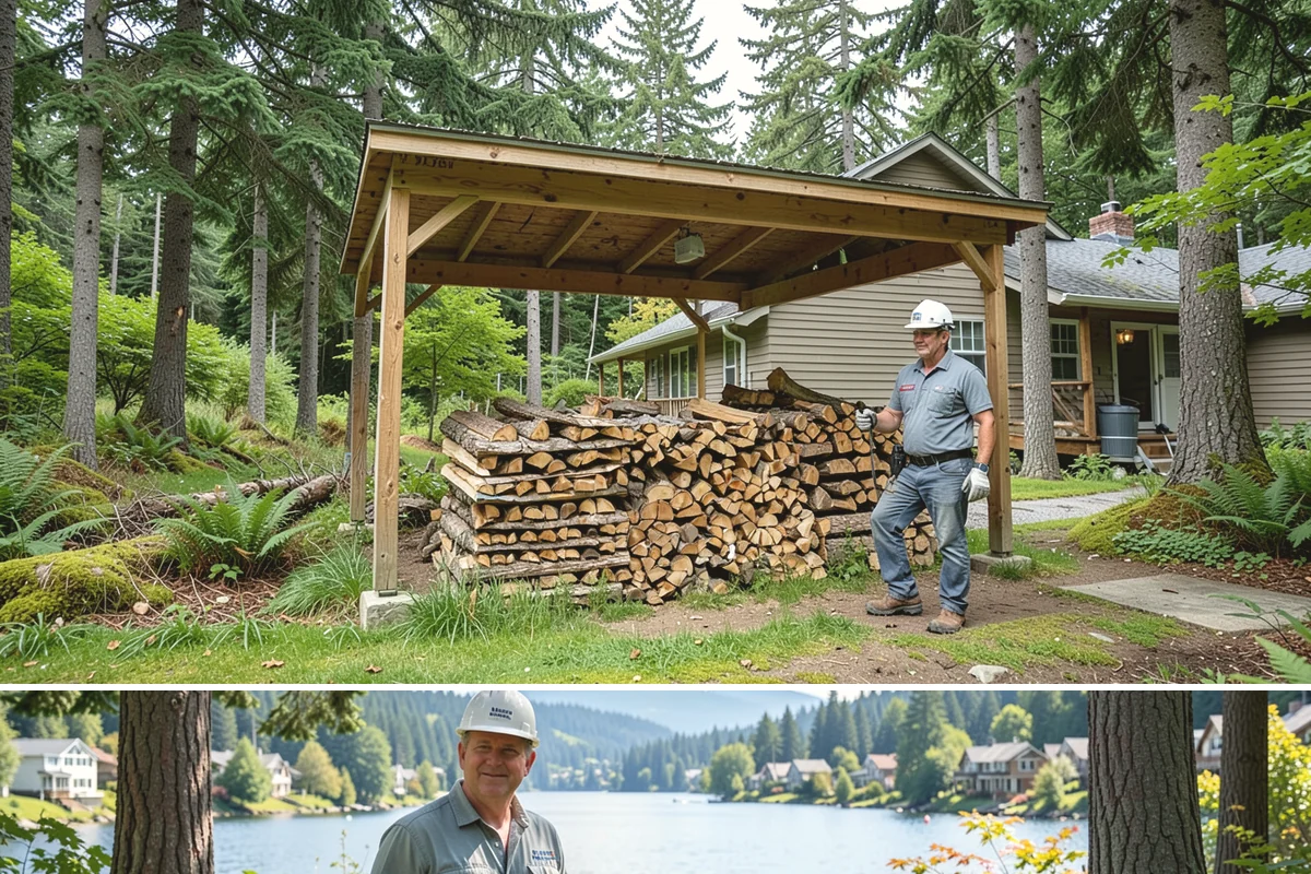 Rick of Firewood in Milton, King County, WA - A rick is a smart mid-fall purchase to build your supply ahead of peak winter demand.