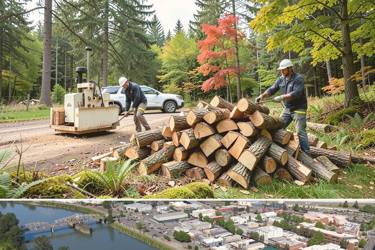 Rick of Firewood in Mount Vernon, Skagit County, WA - A rick is a smart mid-fall purchase to build your supply ahead of peak winter demand.
