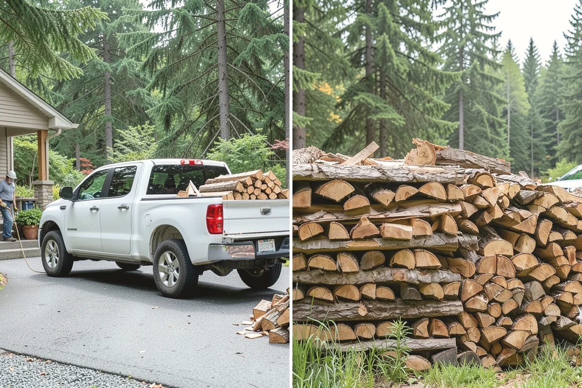 Rick of Firewood in Mountlake Terrace, Snohomish County, WA - Place your rick order and choose a drop-off time