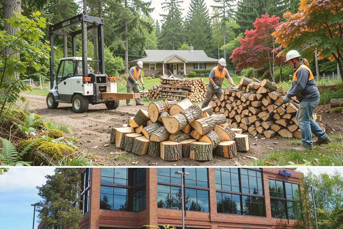 Rick of Firewood in Mountlake Terrace, Snohomish County, WA - A rick is a smart mid-fall purchase to build your supply ahead of peak winter demand.