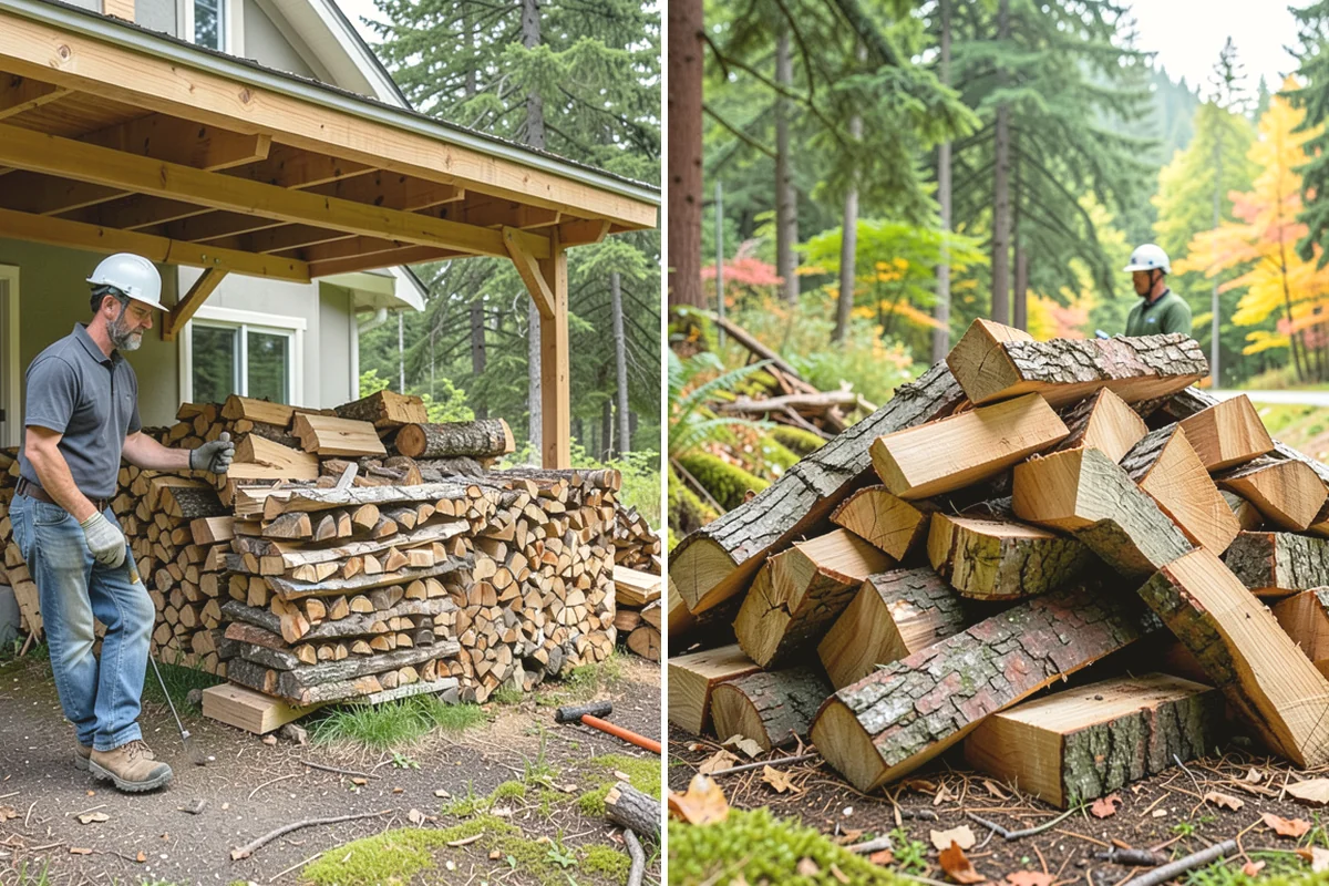 Rick of Firewood in Mukilteo, Snohomish County, WA - Place your rick order and choose a drop-off time