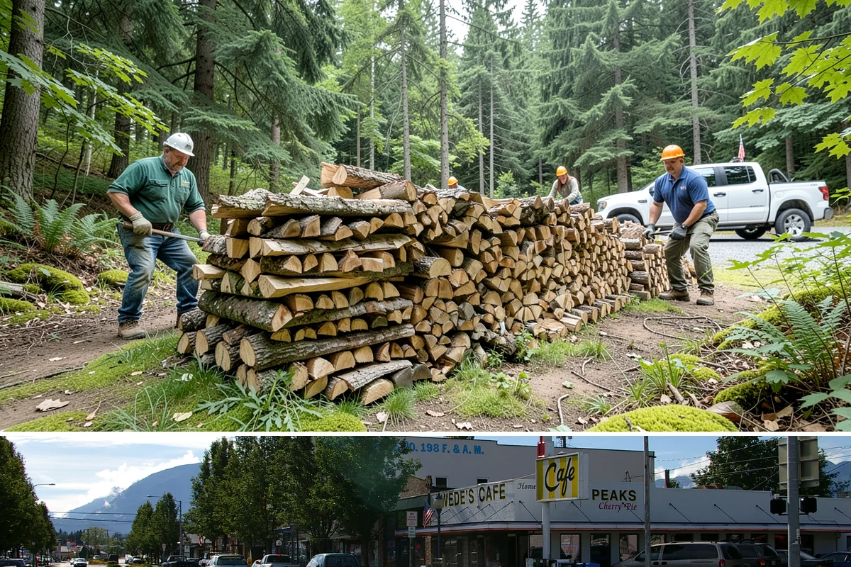 Rick of Firewood in North Bend, King County, WA - A rick is a smart mid-fall purchase to build your supply ahead of peak winter demand.
