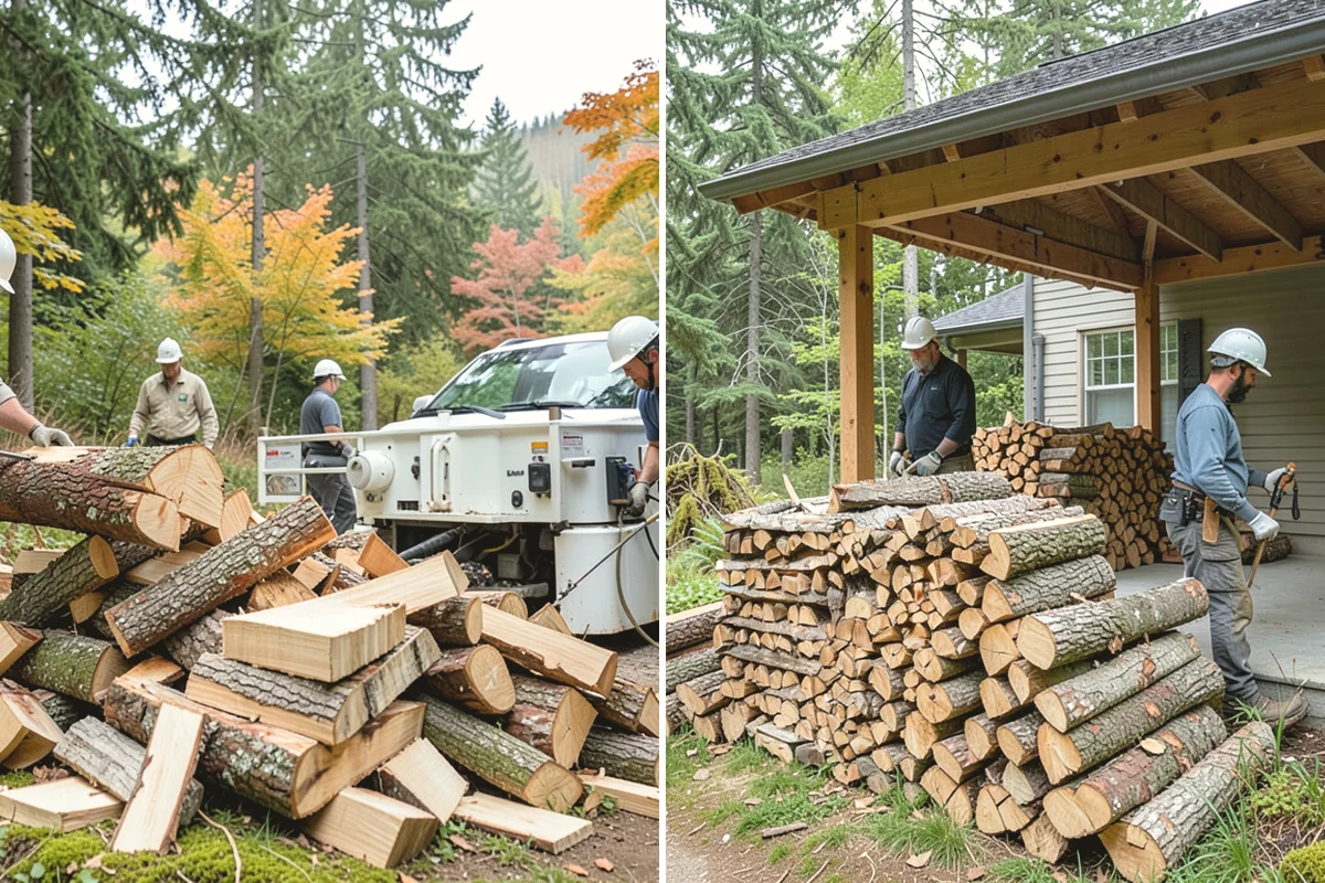 Rick of Firewood in Oak Harbor, Island County, WA - Place your rick order and choose a drop-off time