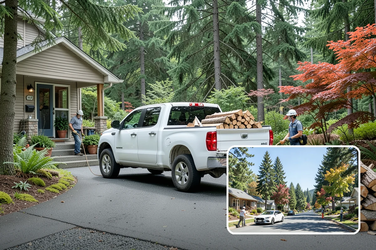 Rick of Firewood in Orting, Pierce County, WA - A generous row of wood without a full-cord commitment