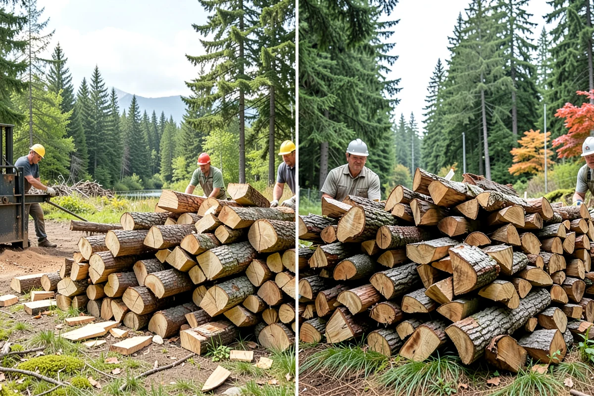 Rick of Firewood in Puyallup, Pierce County, WA - Place your rick order and choose a drop-off time