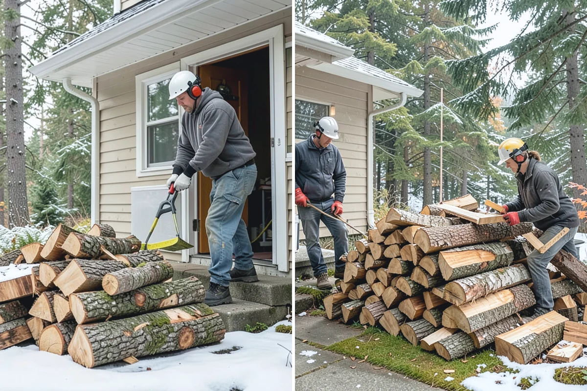 Rick of Firewood in Redmond, King County, WA - Place your rick order and choose a drop-off time