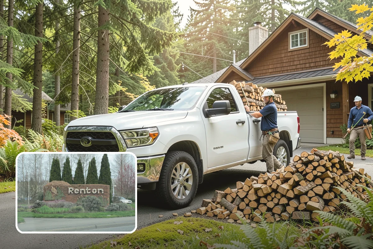 Rick of Firewood in Renton, King County, WA - A generous row of wood without a full-cord commitment