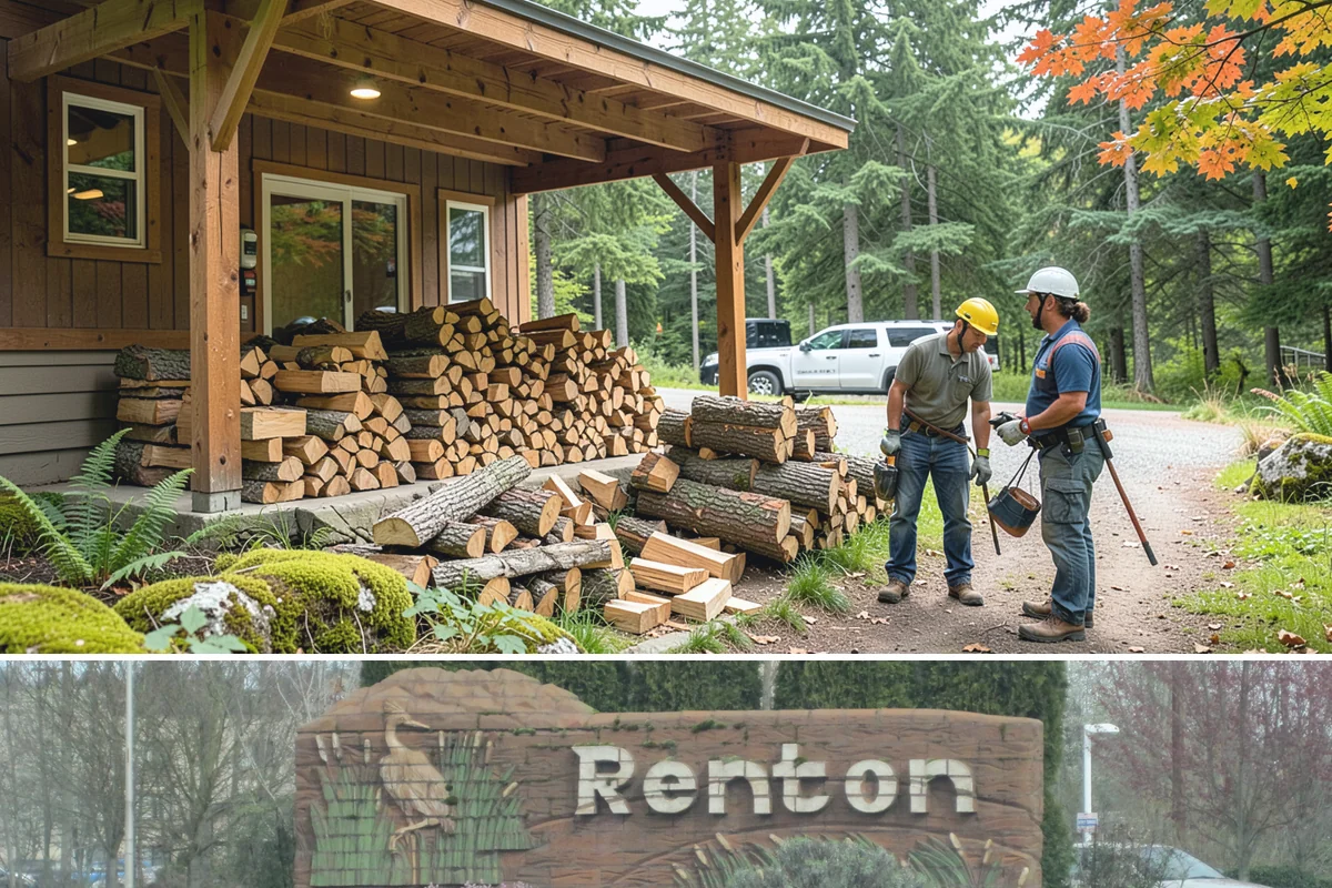 Rick of Firewood in Renton, King County, WA - A rick is a smart mid-fall purchase to build your supply ahead of peak winter demand.