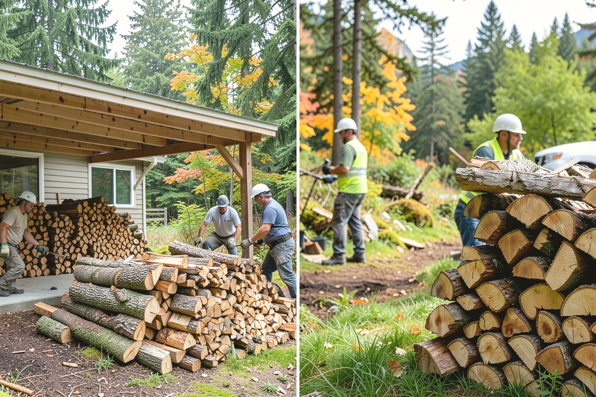 Rick of Firewood in Ruston, Pierce County, WA - Place your rick order and choose a drop-off time