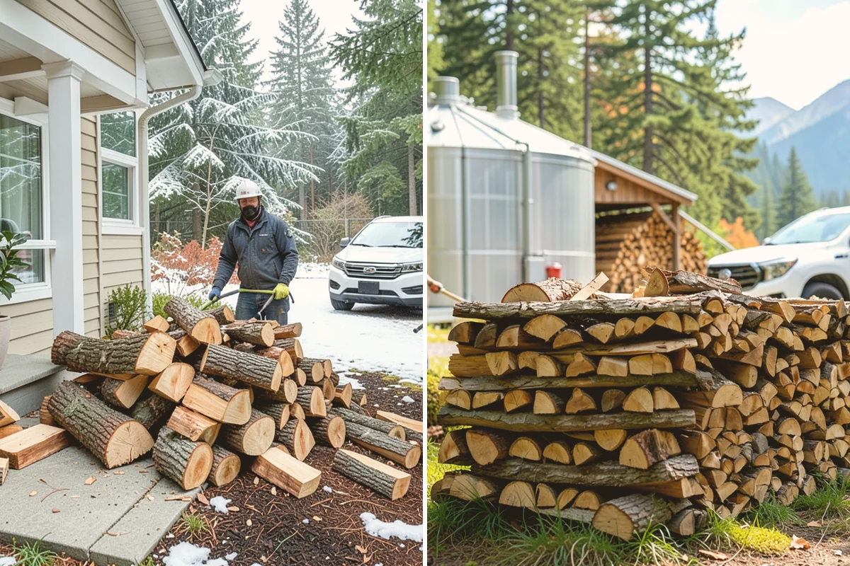 Rick of Firewood in Sammamish, King County, WA - Place your rick order and choose a drop-off time