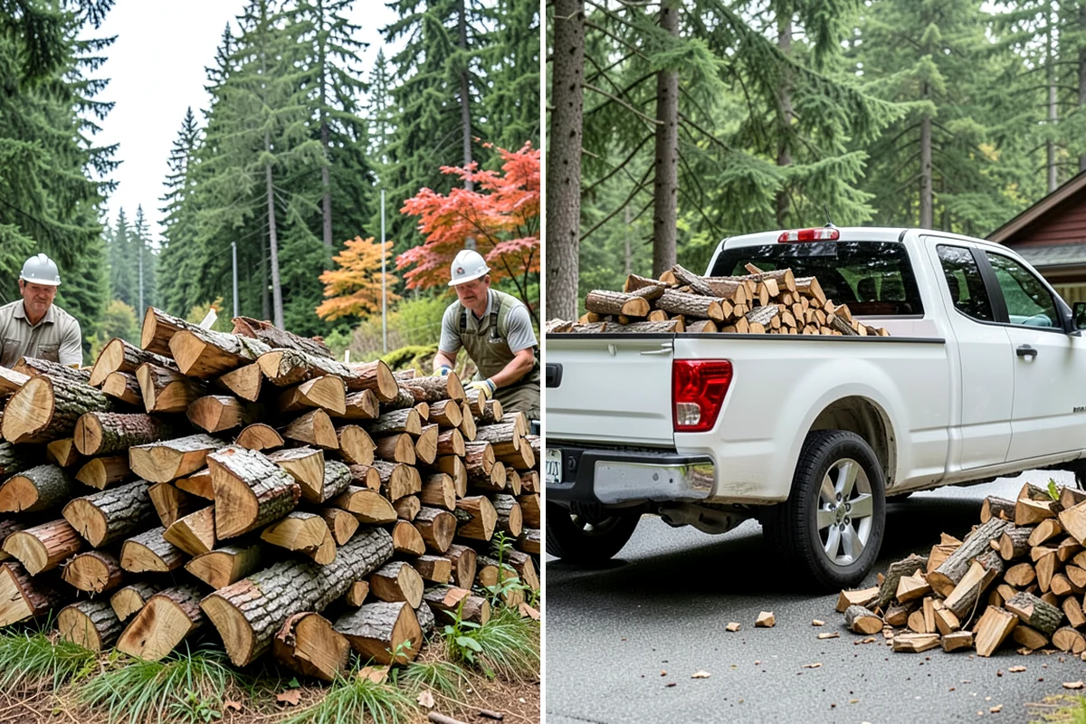 Rick of Firewood in SeaTac, WA - Place your rick order and choose a drop-off time