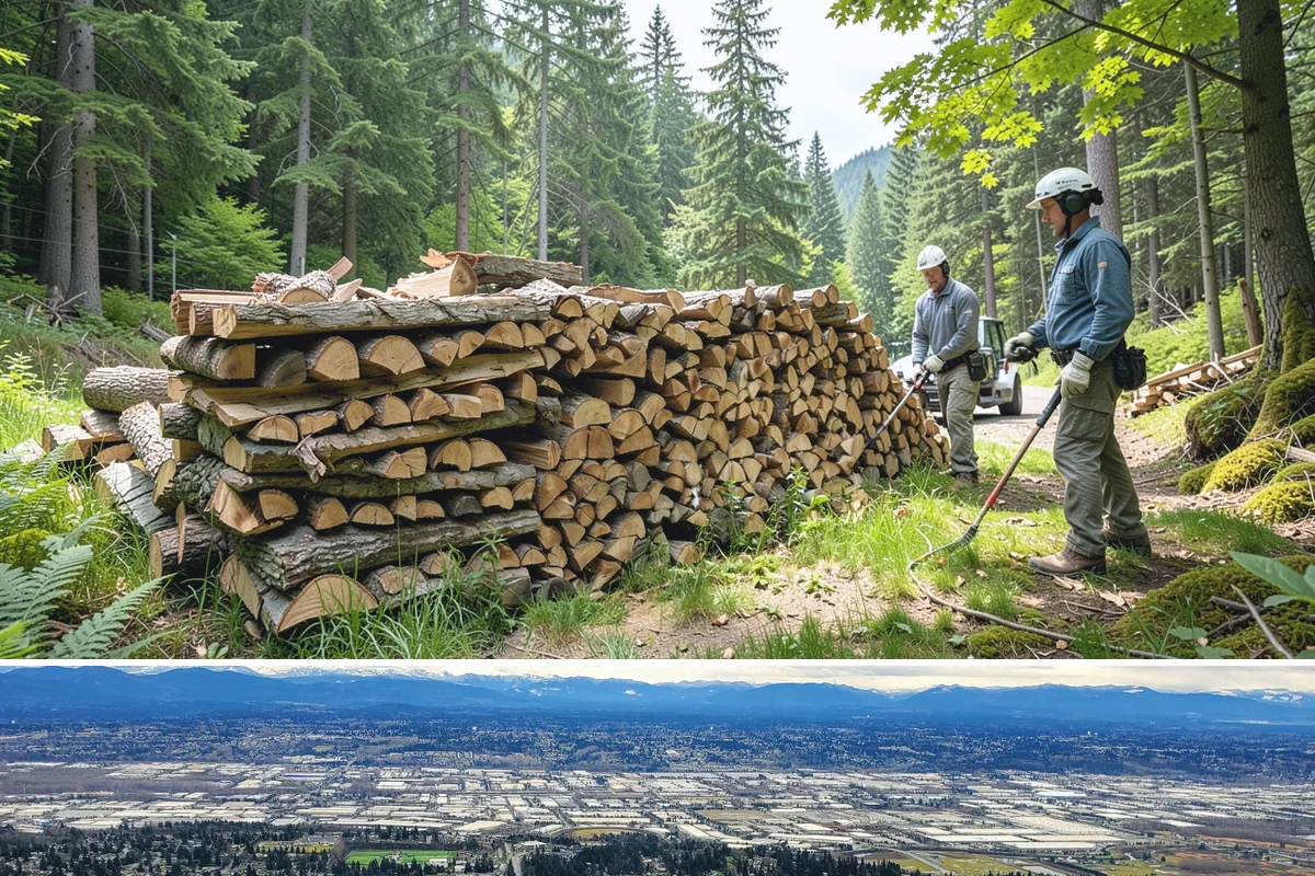 Rick of Firewood in SeaTac, WA - A rick is a smart mid-fall purchase to build your supply ahead of peak winter demand.