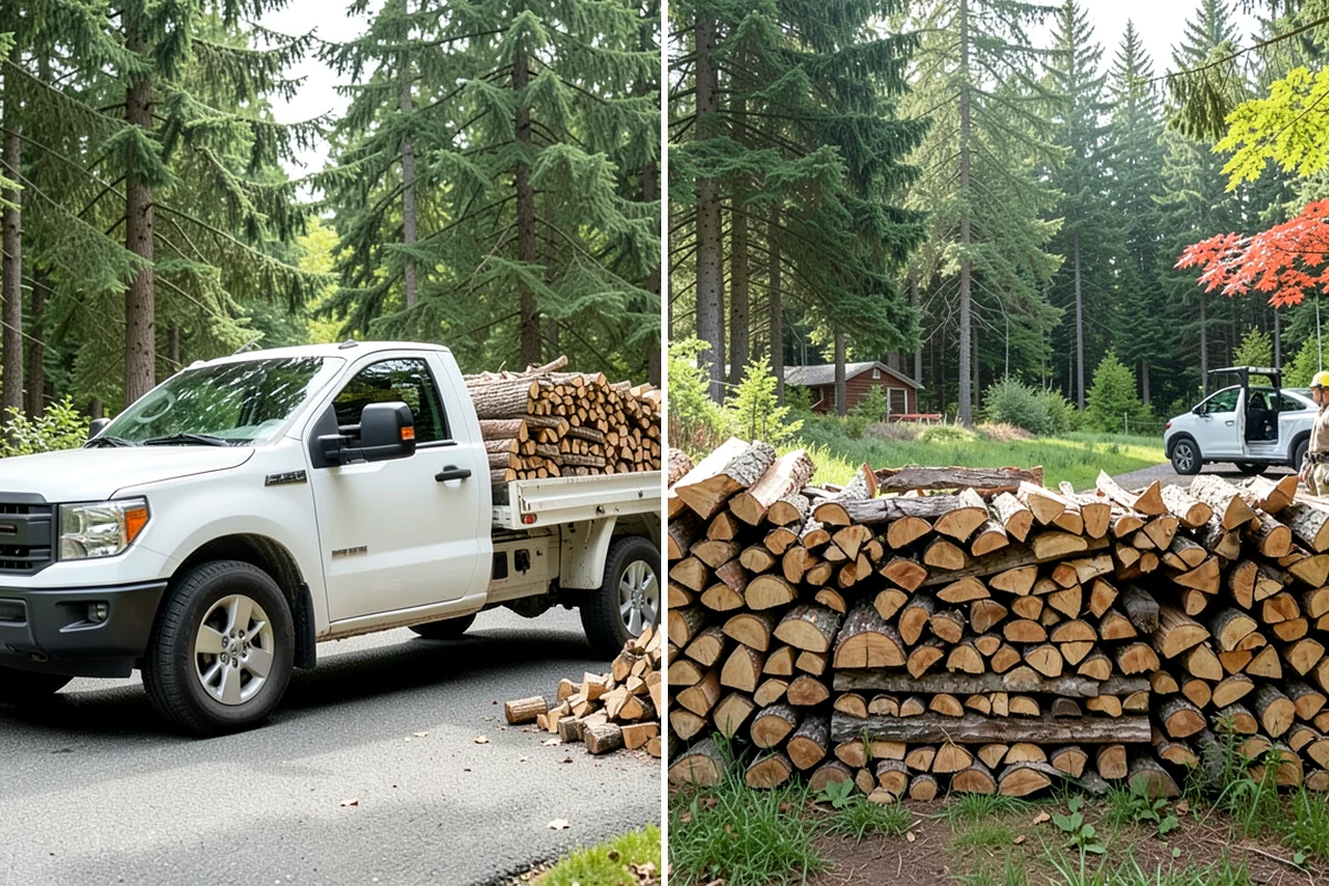 Rick of Firewood in Seattle, King County, WA - Place your rick order and choose a drop-off time