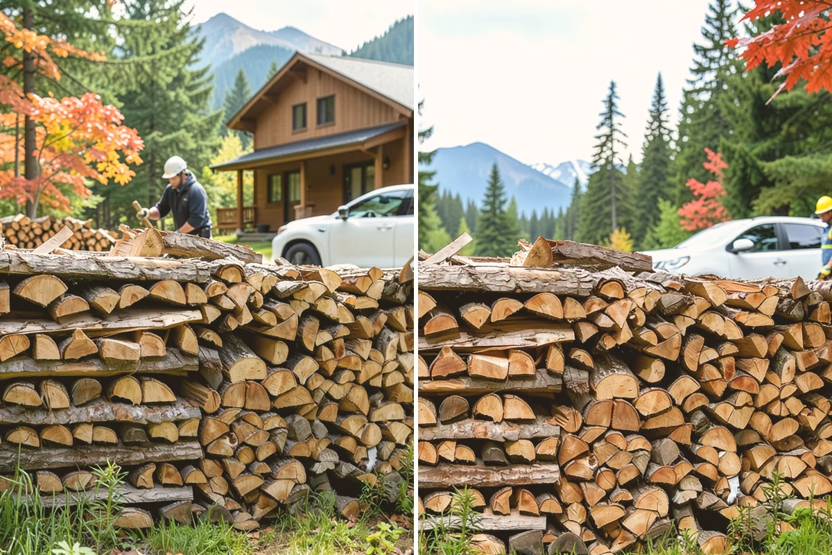 Rick of Firewood in Snohomish, Snohomish County, WA - Place your rick order and choose a drop-off time