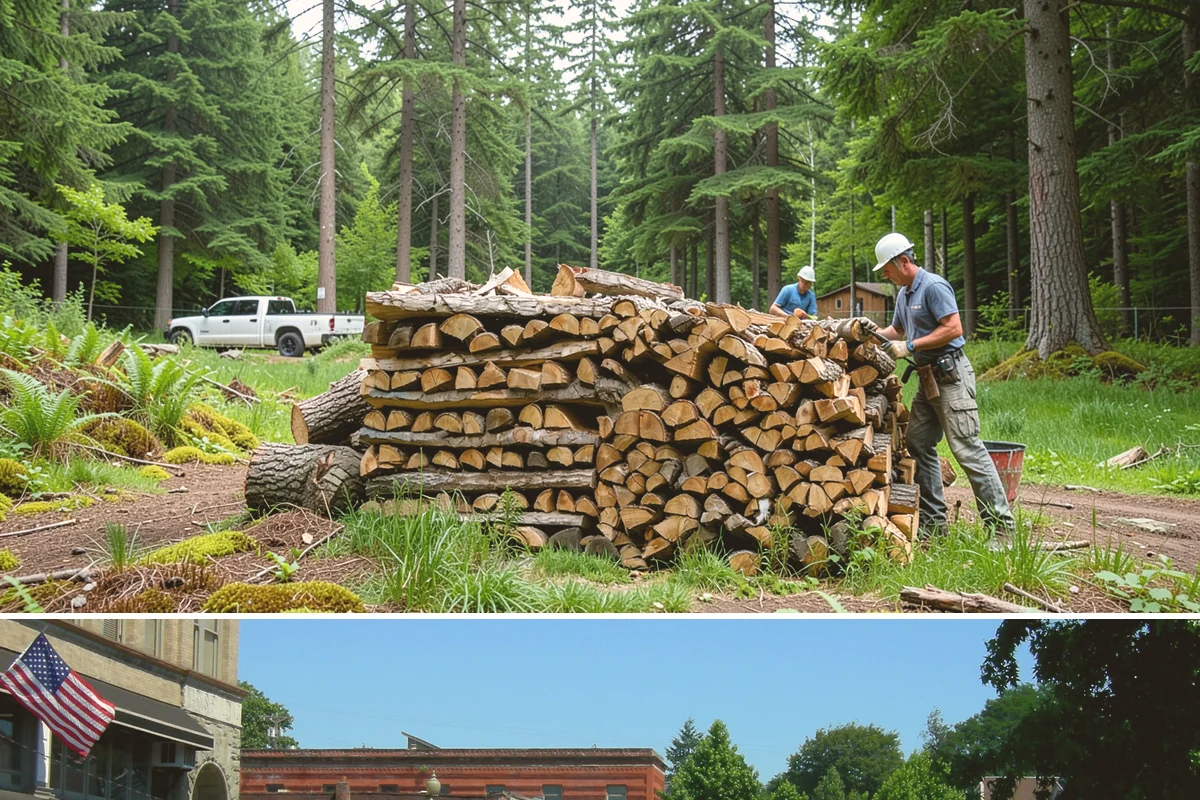 Rick of Firewood in Snohomish, Snohomish County, WA - A rick is a smart mid-fall purchase to build your supply ahead of peak winter demand.