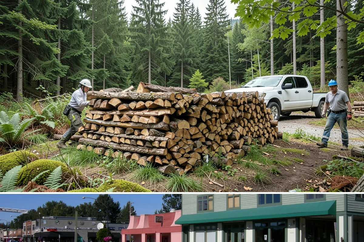 Rick of Firewood in Snoqualmie, King County, WA - A rick is a smart mid-fall purchase to build your supply ahead of peak winter demand.