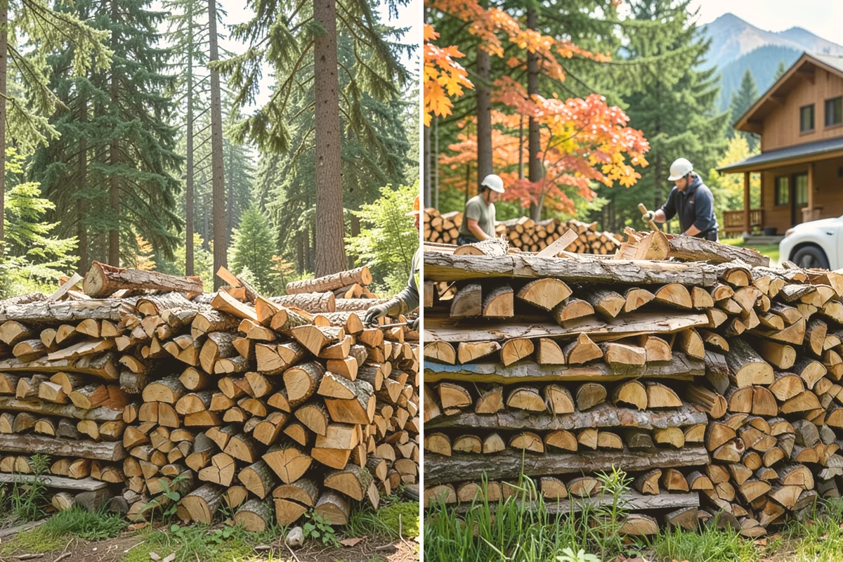 Rick of Firewood in Stanwood, Snohomish County, WA - Place your rick order and choose a drop-off time