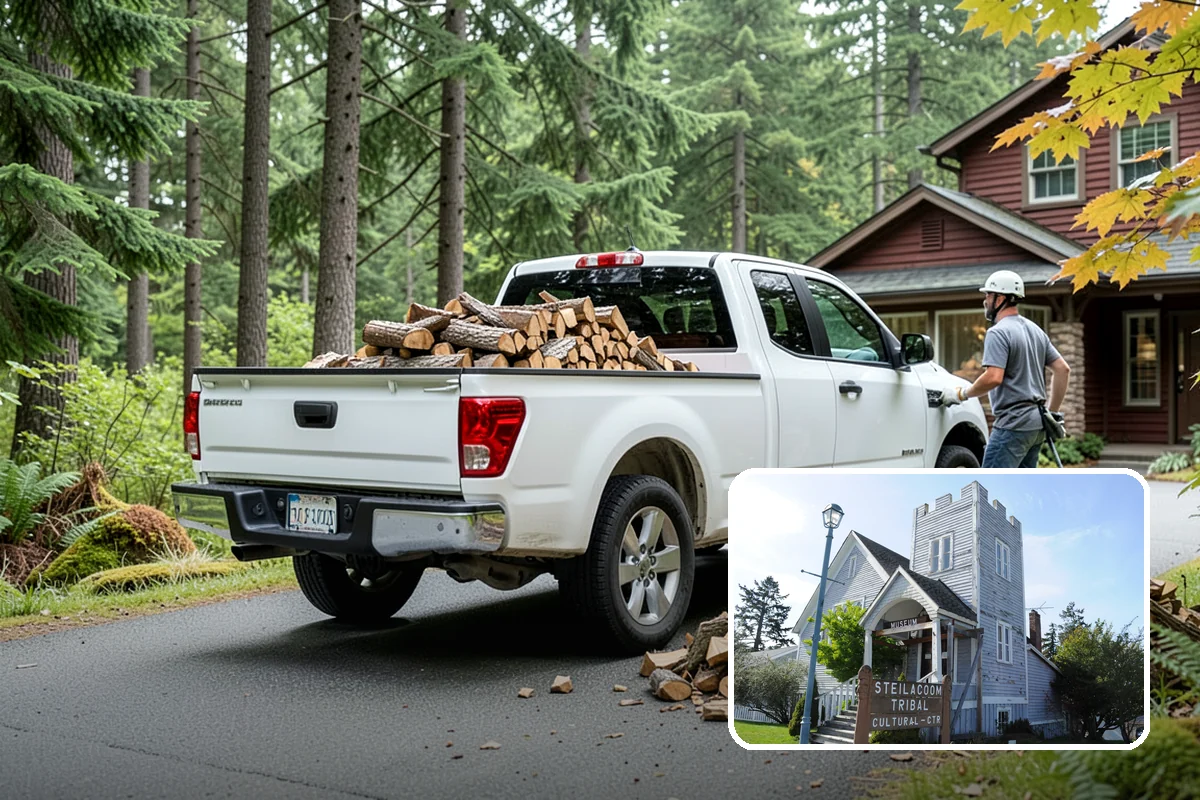 Rick of Firewood in Steilacoom, Pierce County, WA - A generous row of wood without a full-cord commitment