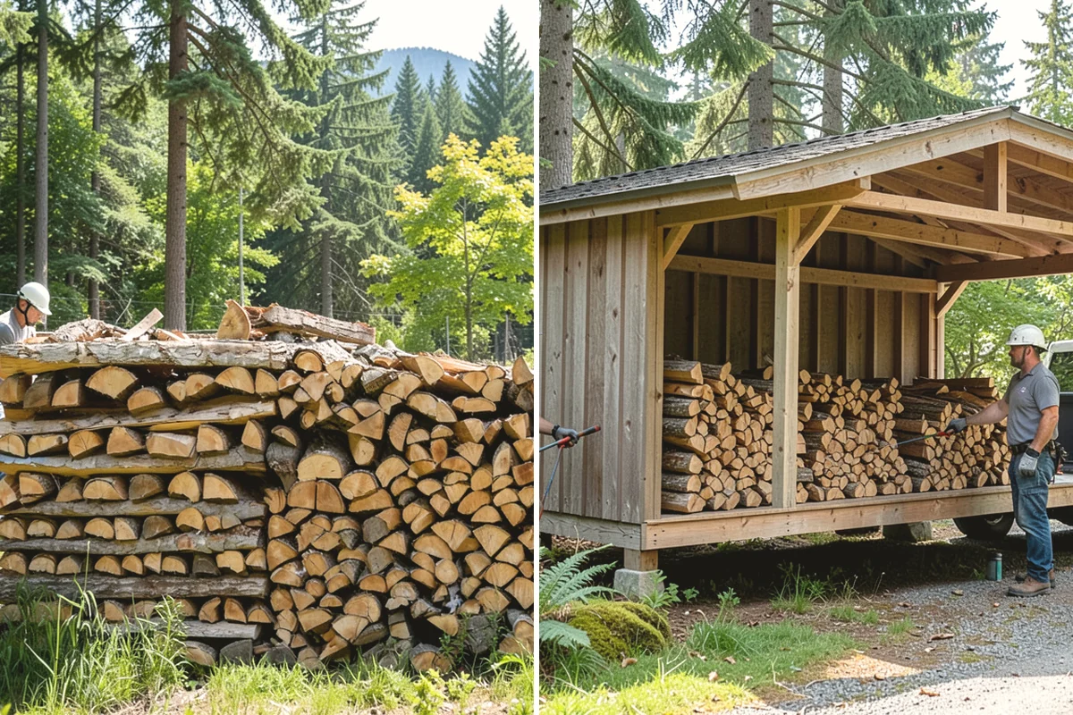 Rick of Firewood in Steilacoom, Pierce County, WA - Place your rick order and choose a drop-off time