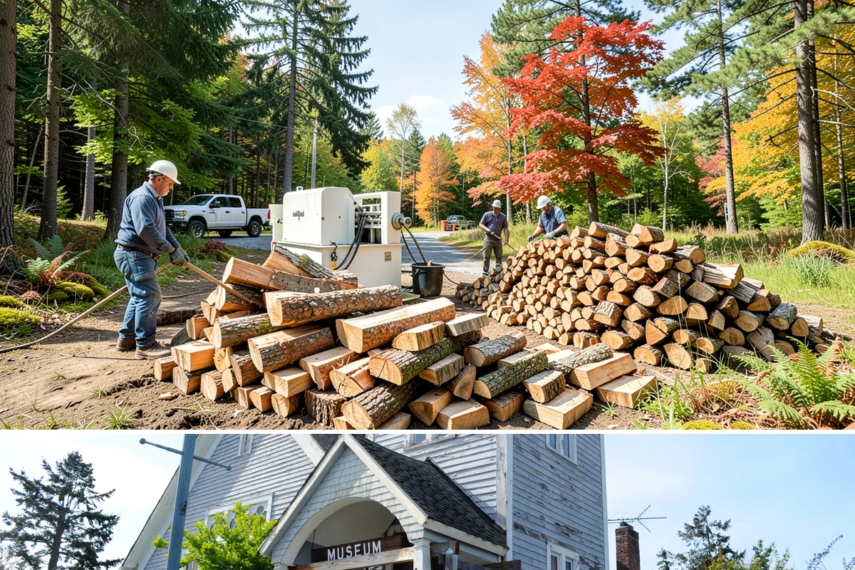 Rick of Firewood in Steilacoom, Pierce County, WA - A rick is a smart mid-fall purchase to build your supply ahead of peak winter demand.
