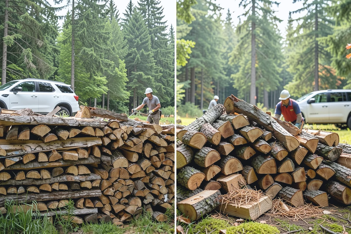 Rick of Firewood in Sumner, Pierce County, WA - Place your rick order and choose a drop-off time