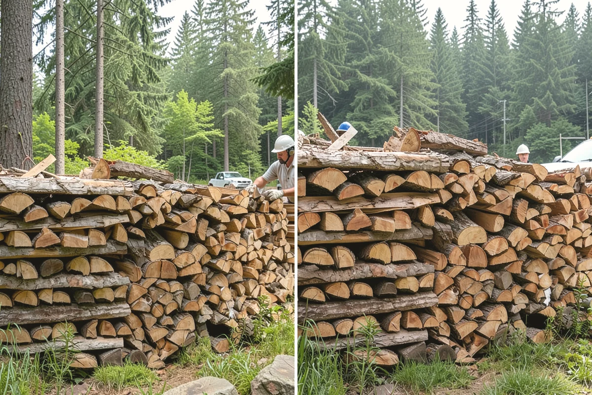 Rick of Firewood in Tukwila, King County, WA - Place your rick order and choose a drop-off time