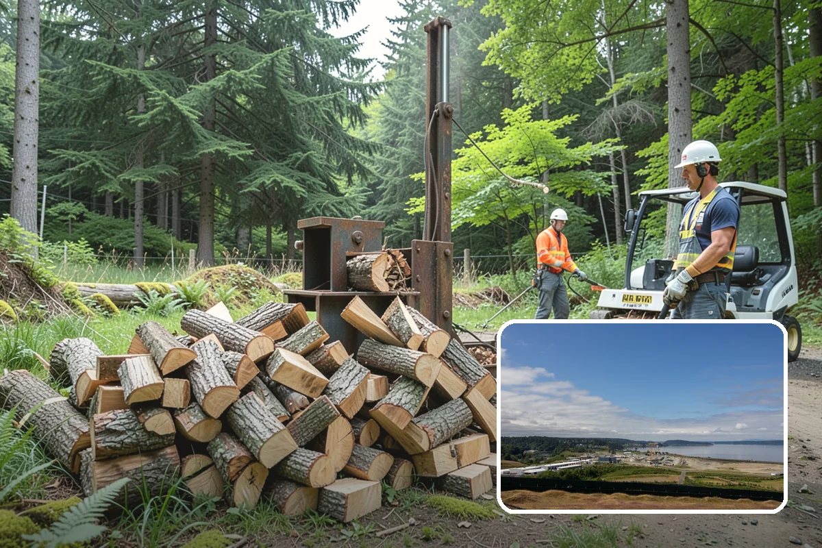 Rick of Firewood in University Place, Pierce County, WA - A generous row of wood without a full-cord commitment